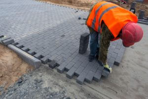 A Winter Garden Professional Paving Contractor servicing a lot 
